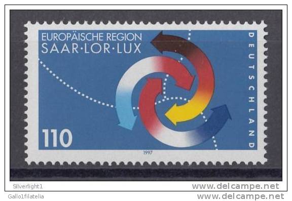 1997 - GERMANIA / GERMANY - REGIONE EUROPEA "SAAR-LOR-LUX" - EM. CONGIUNTA CON FRANCIA - LUSSEMBURGO. MNH - Emissioni Congiunte