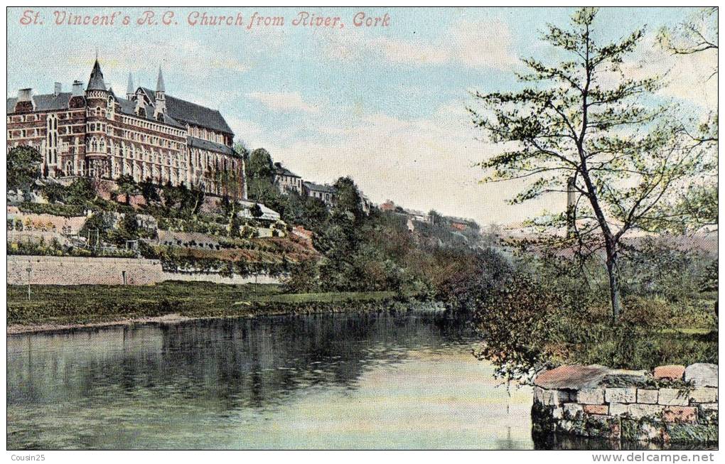 IRLANDE - CORK - St. Vincent R.C. Church From River - Cork