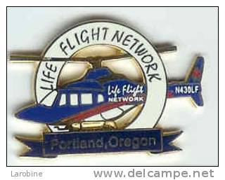 @@ Hélicoptère Secours Médical Life Flight Net Work N430LF Portland-Oregon USA (3x2.10) NEUF @@hel03 - Airplanes