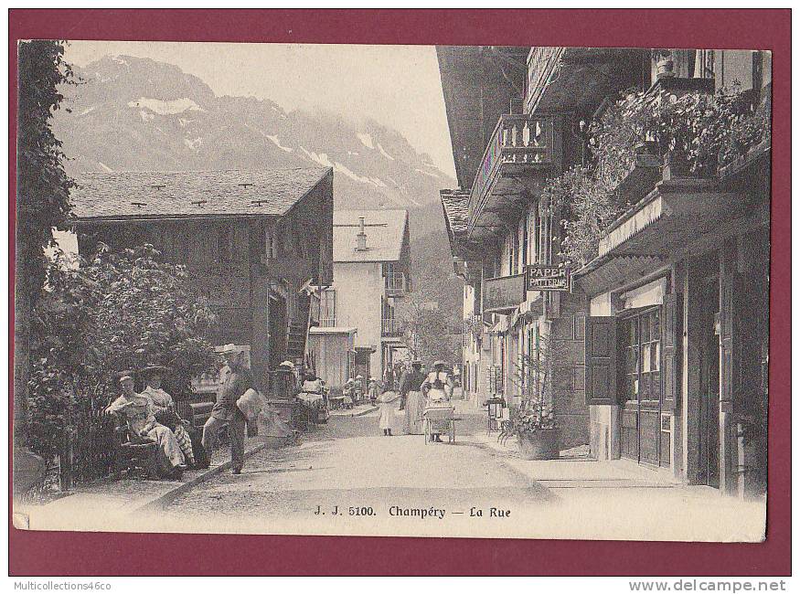 SUISSE - 251112 - CHAMPERY - La Rue - Champéry