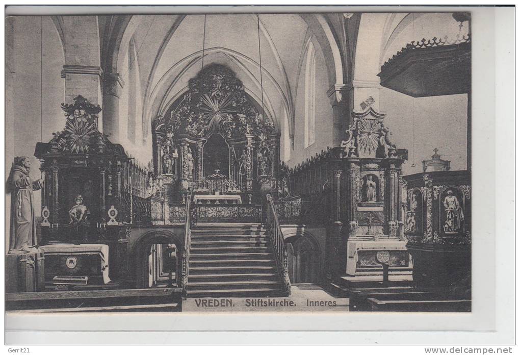 4426 VREDEN, Stiftskirche, Inneres - Vreden