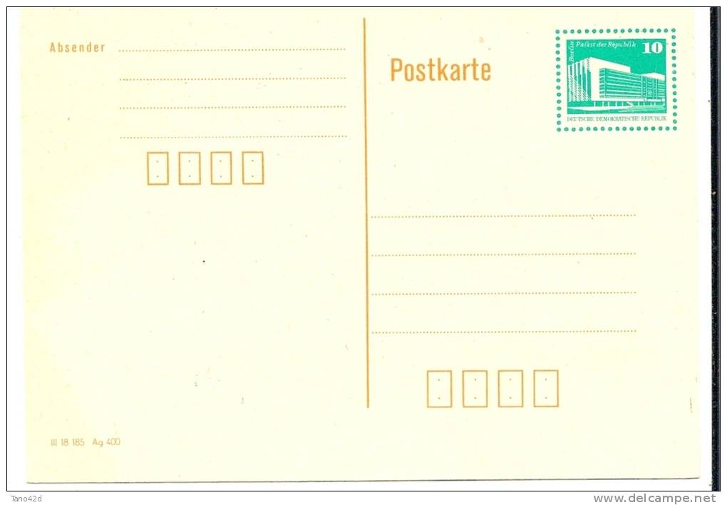 LSAU7 - DDR EP CP NEUVE - Postcards - Mint