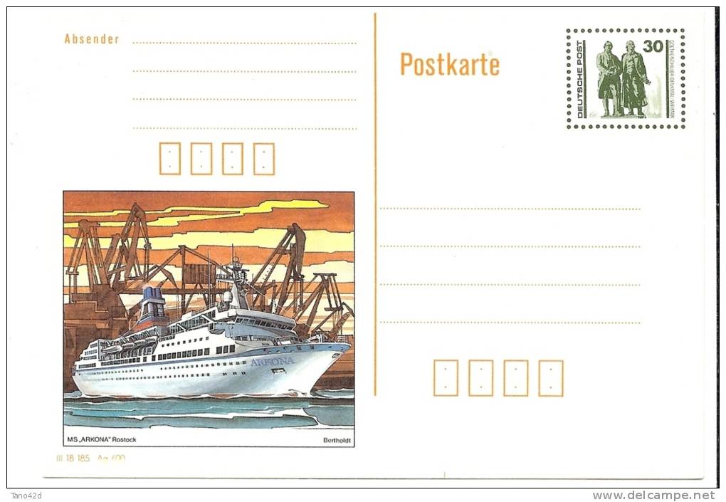 LSAU7 - DDR EP CP NEUVE - Cartes Postales - Neuves