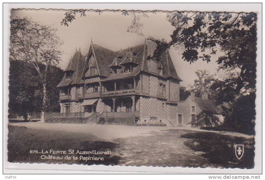 CPSM LOIRET  45  LA FERTE ST AUBIN  Château De La Papinière  N°275 - La Ferte Saint Aubin