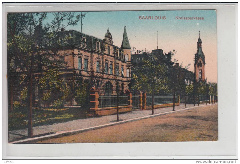 6630 SAARLOUIS, Kreissparkasse 1919 - Kreis Saarlouis
