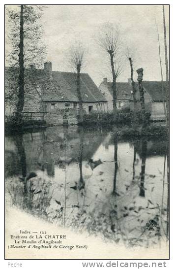 N°27113 -cpa Environs De La Chatre -le Moulin D'Angibault- - Molinos De Agua