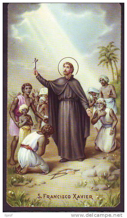 St. Franciscus Xavier, Santino Fratelli Bonelli FB 400/177 - Religione & Esoterismo