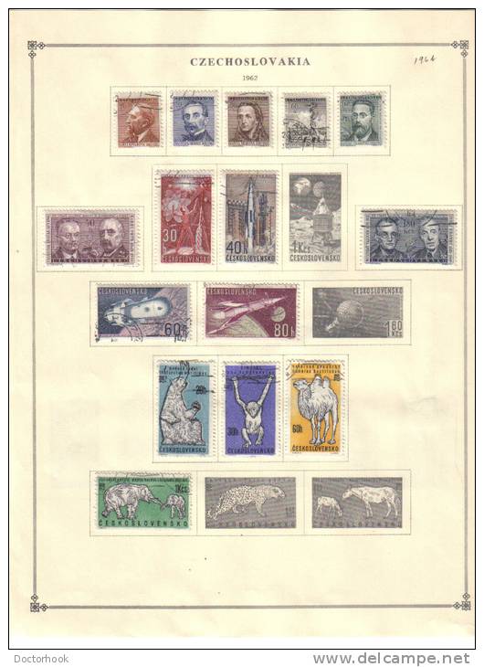 CZECHOSLOVAKIA    Collection Of  Mounted Mint And Used As Per Scan. (4 SCANS) - Colecciones & Series