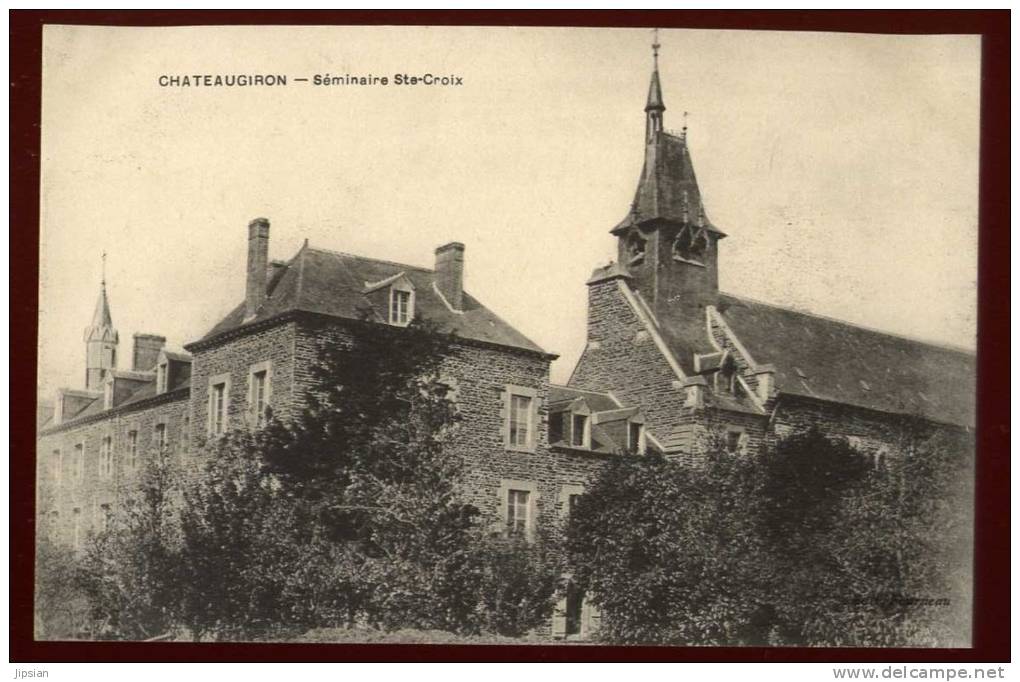 Cpa Du  35  Chateaugiron  Séminaire  St Croix      BHU13 - Châteaugiron