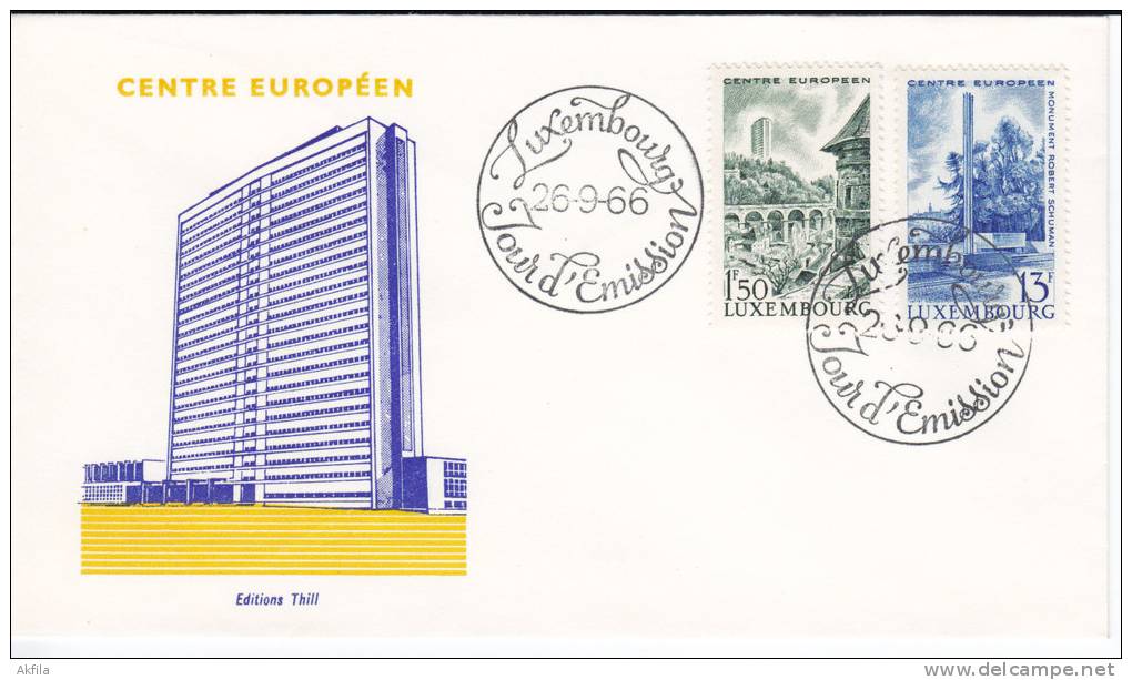 Luxembourg 1966 Cover - Lettres & Documents