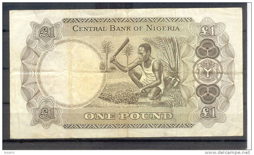 Nigeria 1 Pound  VF+ - Autres - Afrique