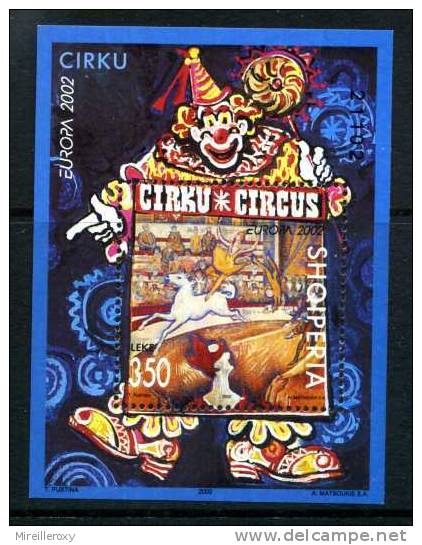 CIRQUE  / CIRCUS / CHEVAL  PFERD HORSE  / CLOWN /  SHQIPERIA - Circo