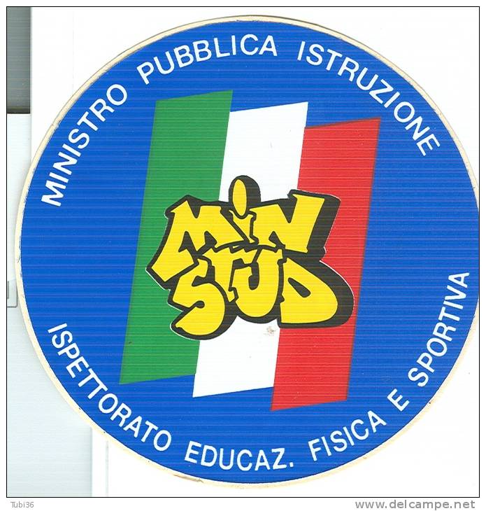 EDUCAZIONE FISICA E SPORTIVA,  ADESIVO COLORI, TRICOLORE, - Gymnastiek