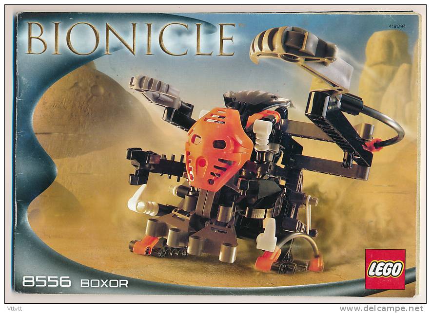 Catalogue LEGO, Bionicle, 8556, Boxor (2002), 60 Pages (14,5 Cm Sur 21 Cm), Descriptif De Montage, Construction... - Catalogi