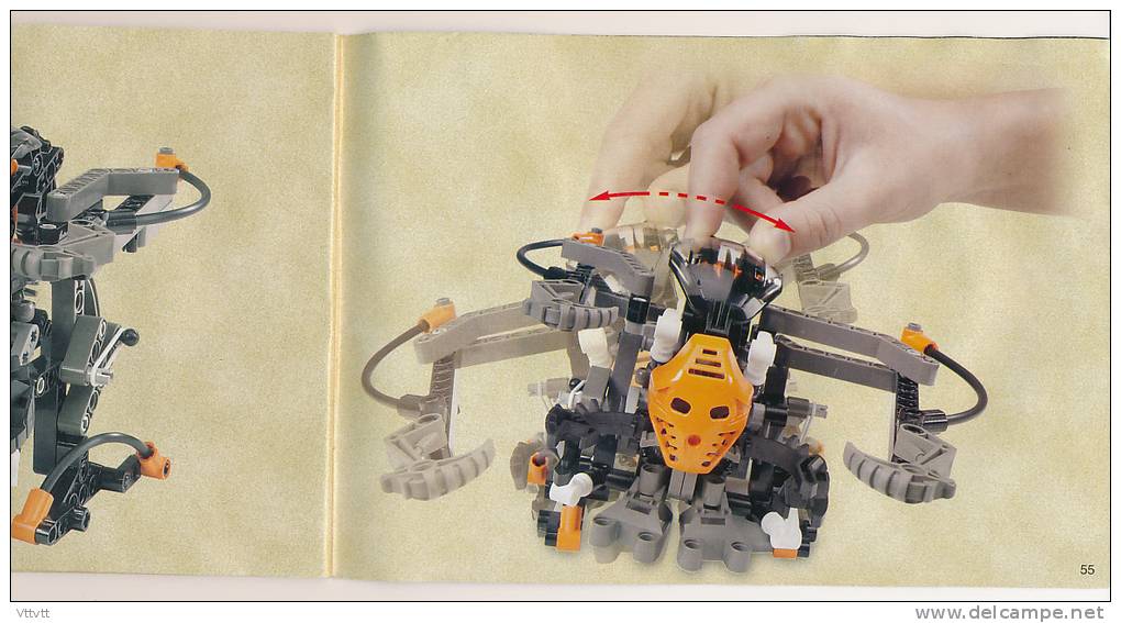 Catalogue LEGO, Bionicle, 8556, Boxor (2002), 60 Pages (14,5 Cm Sur 21 Cm), Descriptif De Montage, Construction... - Cataloghi