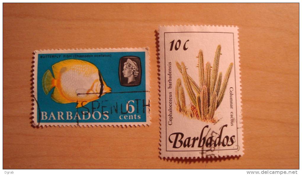 Barbados   Mix Lot  Used - Barbades (1966-...)