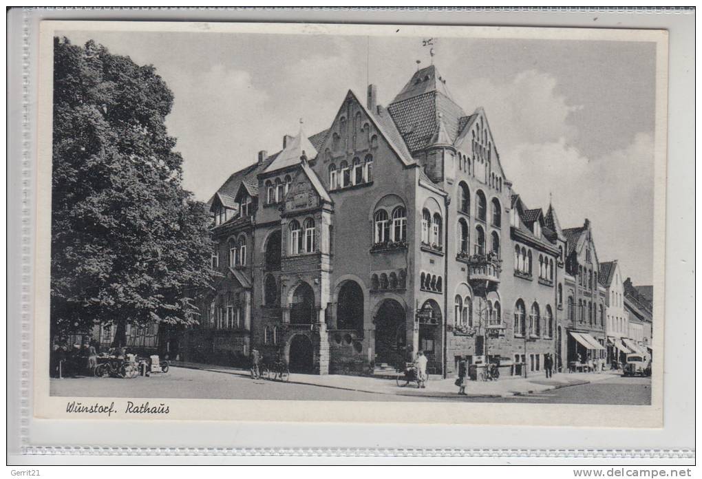 3050 WUNSTORF, Rathaus 1952 - Wunstorf