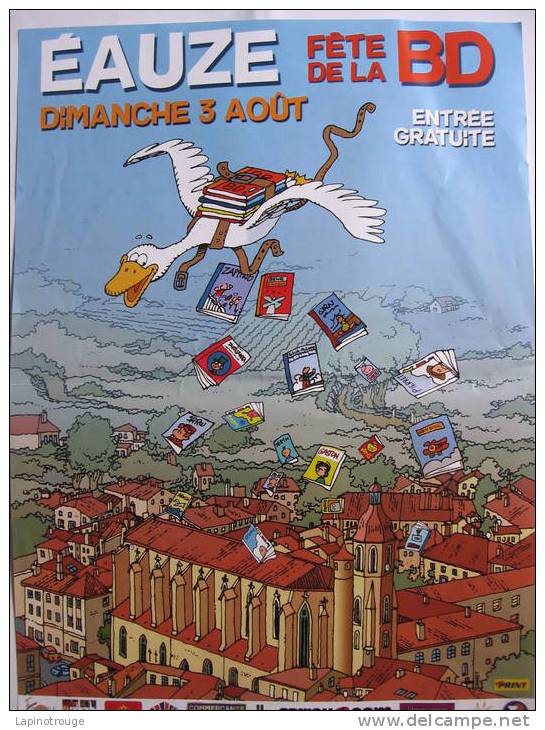 Affiche ERNST Serge Festival BD Eauze 2008 - Affiches & Offsets