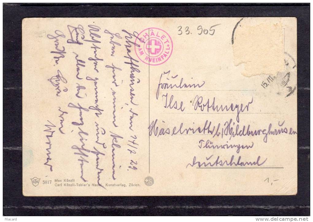 33905      Svizzera,    Rheinfall,  VGSB  1929 - Autres & Non Classés