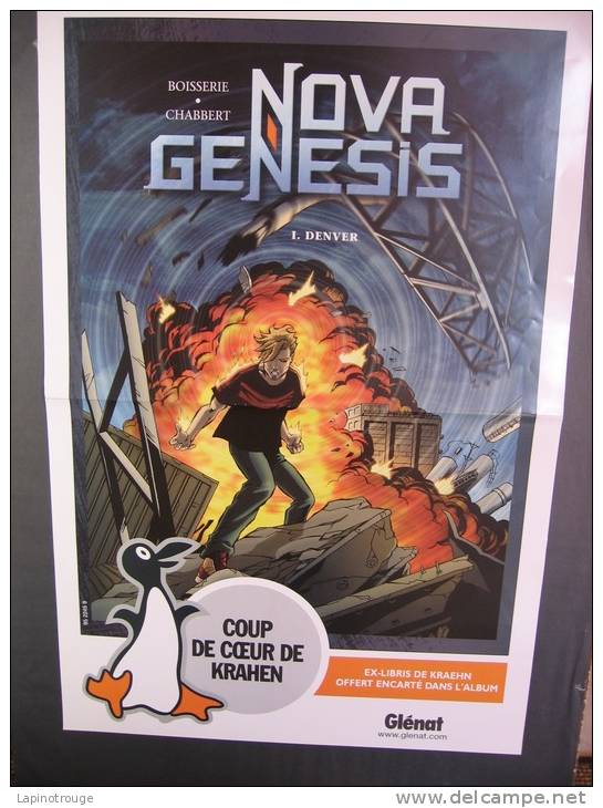 Affiche CHABBERT Eric Pour Nova Génésis Glénat 2003 - Afiches & Offsets