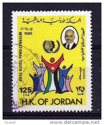 Jordan - 1985 - 125 Fils International Youth Year - Used - Jordanien