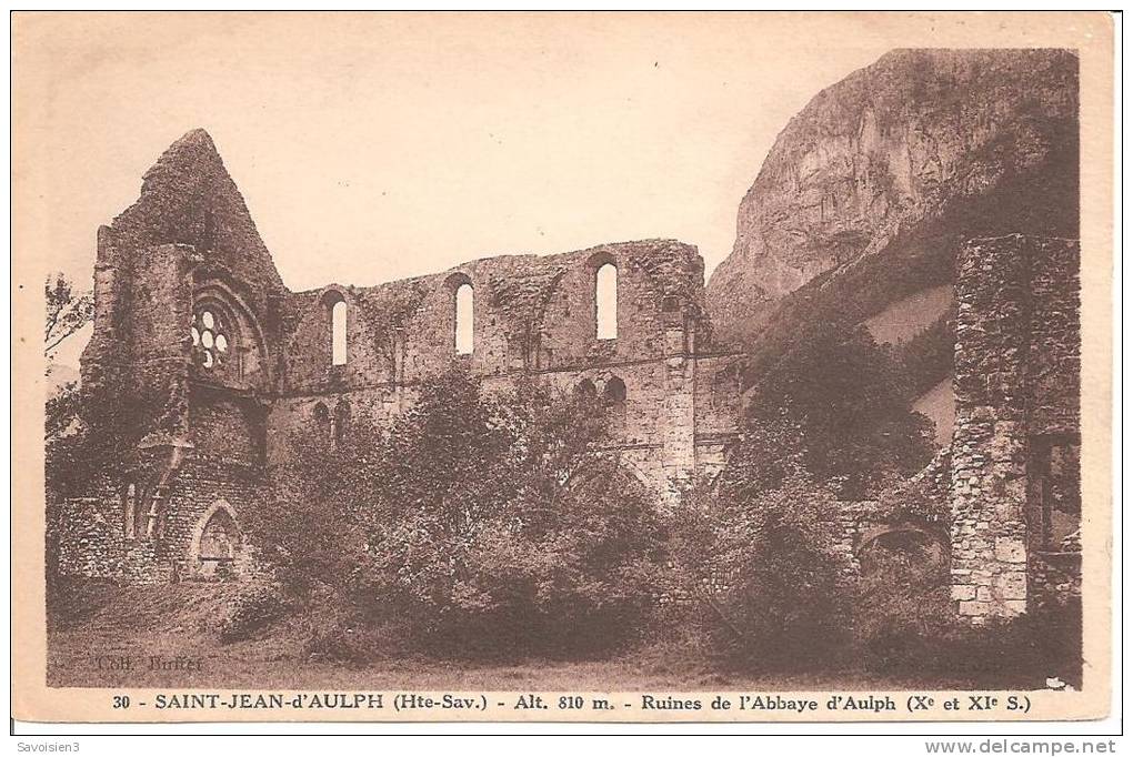 SAINT-JEAN-d'AULPH - Ruines De L'Abbaye D'Aulph - Saint-Jean-d'Aulps