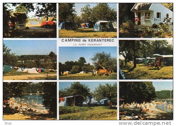 CPM  La Foret Fouesnant Campingde Keranterec - La Forêt-Fouesnant