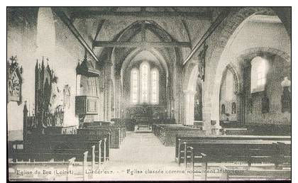 45 BOU - Intérieur De L'église - Andere & Zonder Classificatie