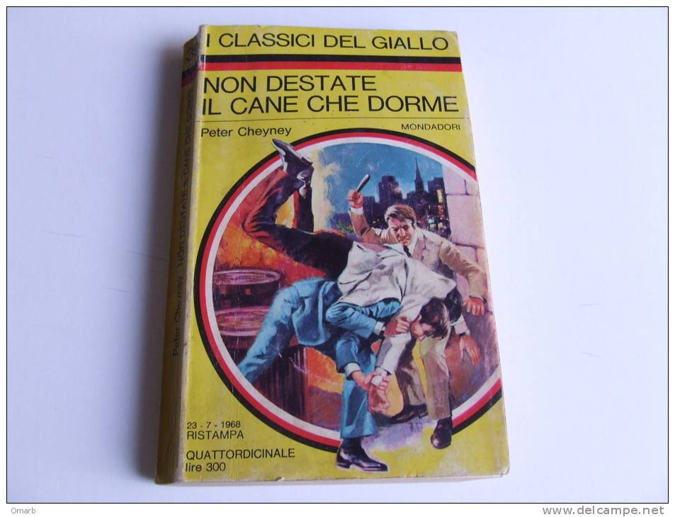 P058 I Classici Del Giallo Mondadori, Raccolta Letteratura Poliziesca, Non Destate Il Cane Che Dorme, N.39, 1968 - Gialli, Polizieschi E Thriller