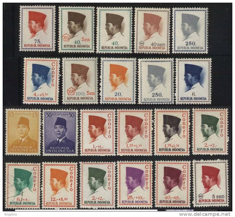 Indonesia. 37 Stamps - Indonesië