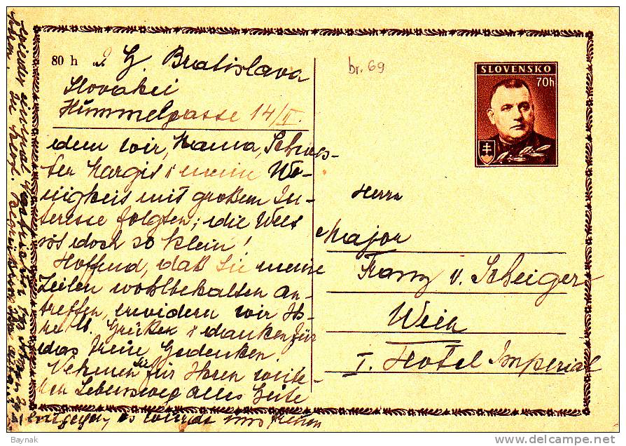 STATIONARY CARD  -  1944 - Storia Postale