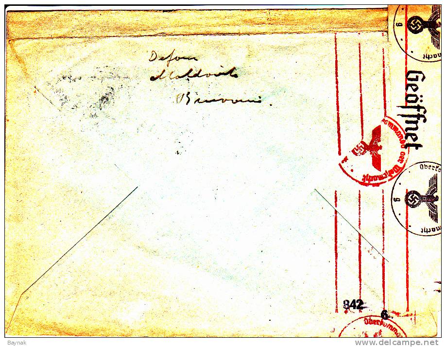 BRIEF 1941  -   WERMACHT ZENSUR  -  MOLDOVITA - 2. Weltkrieg (Briefe)