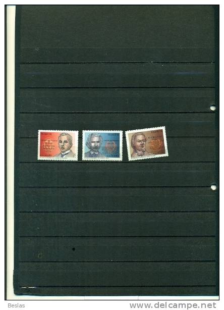 BRESIL LITTERATURE BRESILIENNE IV 3 VAL NEUFS - Unused Stamps