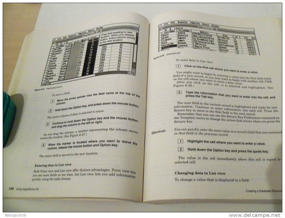 Informatique. Using AppleWorks GS par Douglas L. BROWN. Addison-Wesley Publishing Company. 1989.