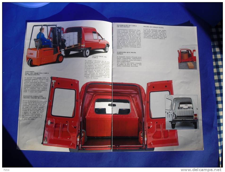 PORTUGUESE EDITION CITROEN C15 CATALOGUE CAR VOITURE EDITION PORTUGAISE - Cars