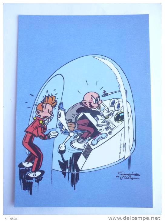 CARTE Postale SPIROU N°56 - SUPPLEMENT AU JOURNAL 1986 COUVERTURE DU RECUEIL 74 FRANQUIN - Tarjetas Postales