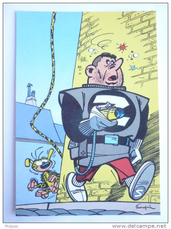 CARTE Postale SPIROU N°58 - SUPPLEMENT AU JOURNAL 1986 COUVERTURE DU RECUEIL 76 FRANQUIN - MARSUPILAMI - Tarjetas Postales