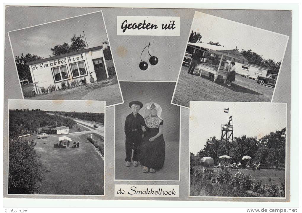 Oude Postkaart Kapelle Biezelinge, Tilroe's Fruitbedrijf, Groeten Uit De Smokkelhoek (pk11508) - Andere & Zonder Classificatie