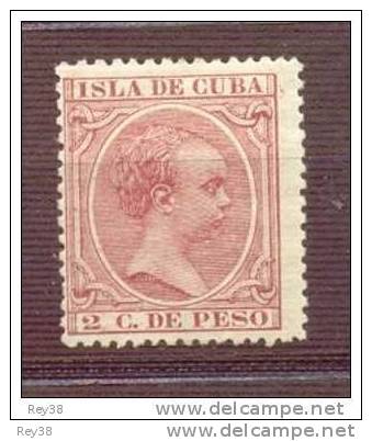 CUBA 1896, EDIFIL 147,  BUEN ESTADO CON GOMA ORIGINAL* Y MARCA DE CHARNELA - Cuba (1874-1898)