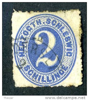 GS-330)  SCHLESWIG  1865  Mi.#16  / Sc.#21  Used - Schleswig-Holstein