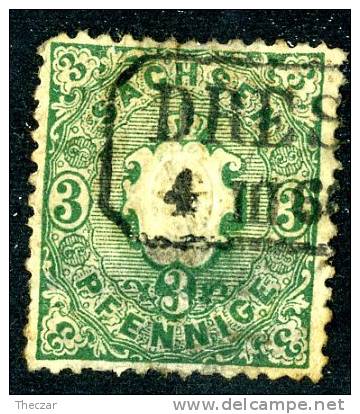 GS-365)  SAXONY  1863  Mi.# 14 / Sc.#15  Used~ - Saxony