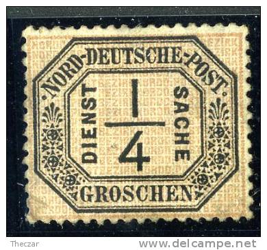 GS-432)  NORTH GERMAN CONF.  1870  Mi.#1 / Sc.#O1  Mint No Gum - Nuevos
