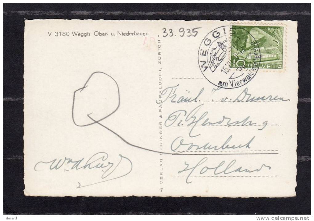 33935   Svizzera,   Weggis  Ober- U.  Niederbauen,  VG  1950 - Sonstige & Ohne Zuordnung