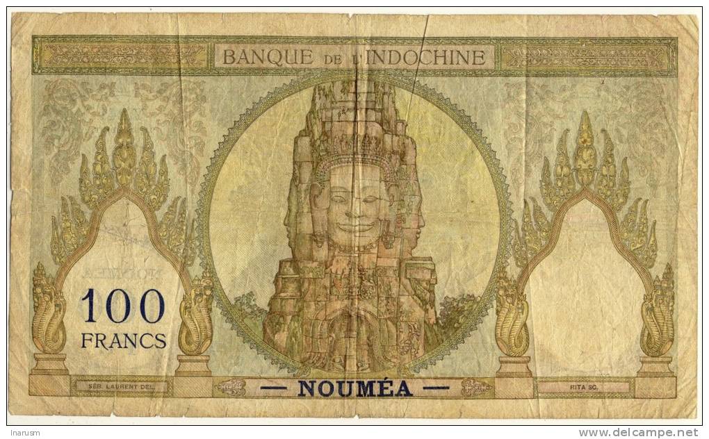 NOUVELLE CALEDONIE  -  NEX CALEDONIA  -  100  FRANCS  -  Non Daté  -  P.42 - Nouvelle-Calédonie 1873-1985