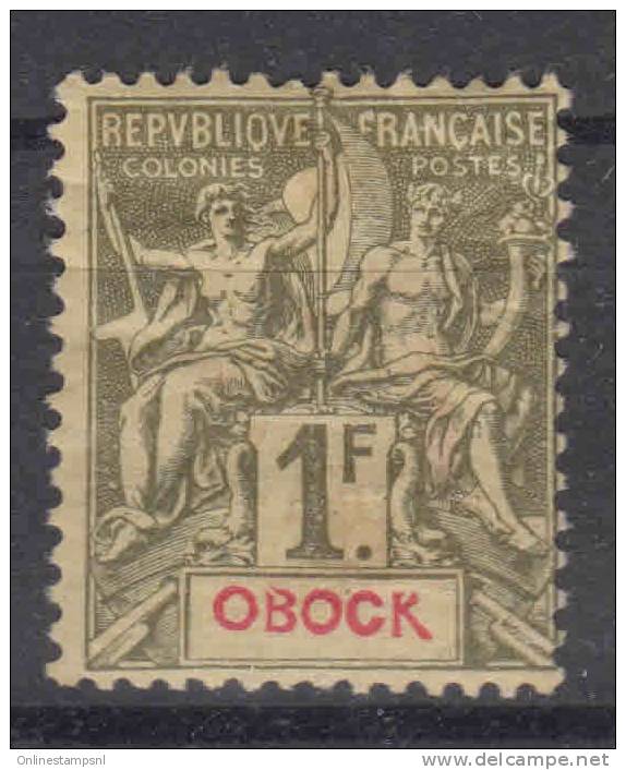 Obock   Yvert  44 MH/*, CV Maury  €  60 - Neufs