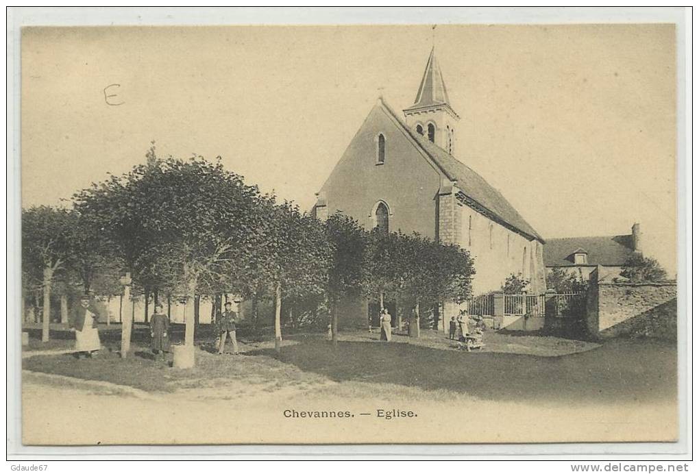 CHEVANNES (ESSONNE - 91) - CPA - EGLISE - Crosnes (Crosne)