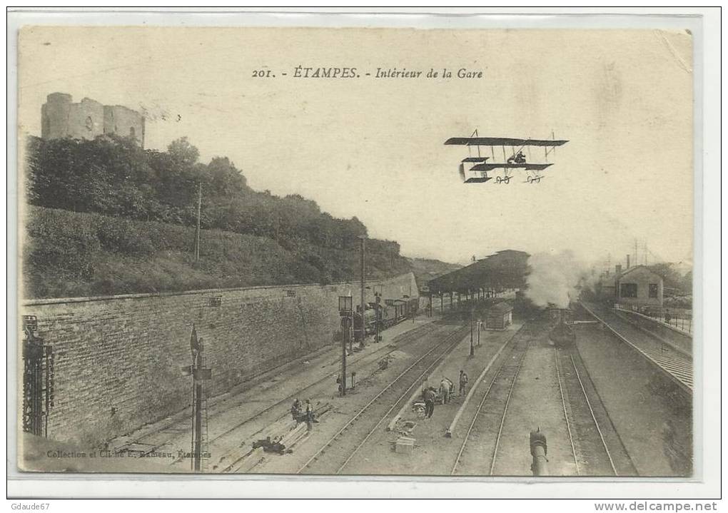 ETAMPES (ESSONNE - 91) - CPA - LA GARE - Etampes