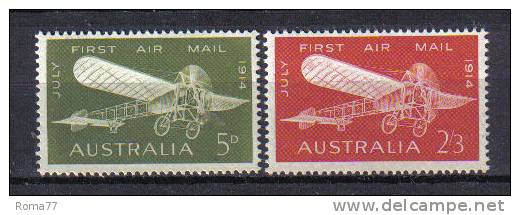 SS1020 - AUSTRALIA 1964 , Aerea N. 12/13  *** - Used Stamps