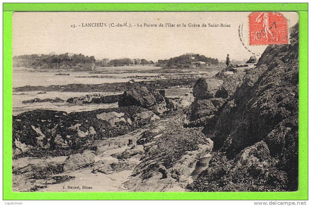 LANCIEUX / LA POINTE DE L´ILET ET LA GREVE DE SAINT BRIAC / Carte écrite En 1937 - Lancieux
