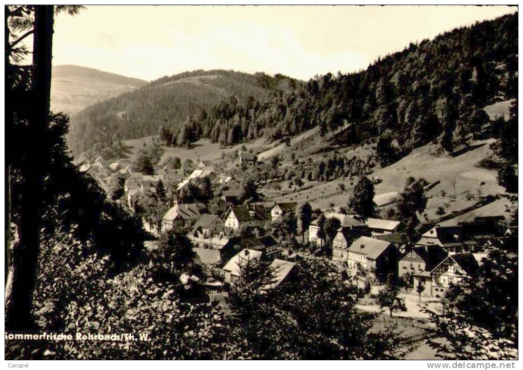 AK Sommerfrische Rohrbach, Gel, 1960 - Rudolstadt